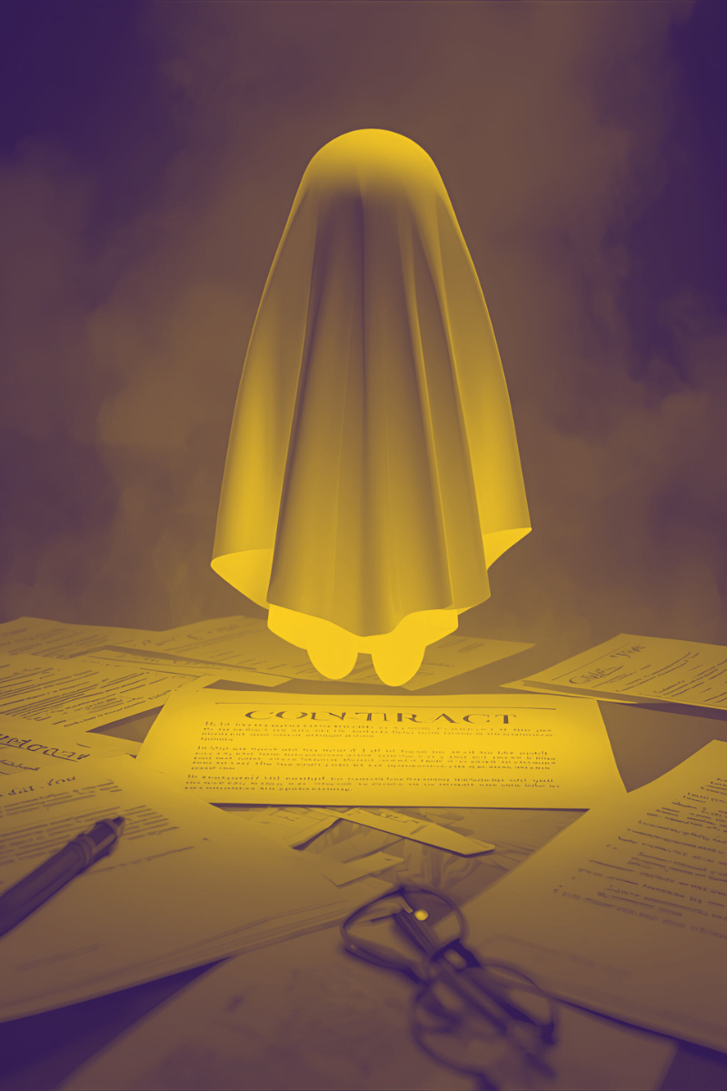 será que é ilegal contratar um escritor?